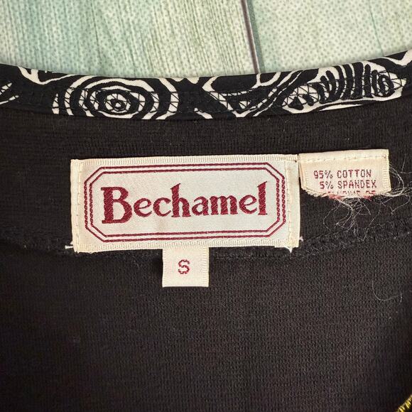 Vintage 90’s Vest Neon Retro Cotton Small Bechamel Patchwork Geometric Shapes - Picture 8 of 9